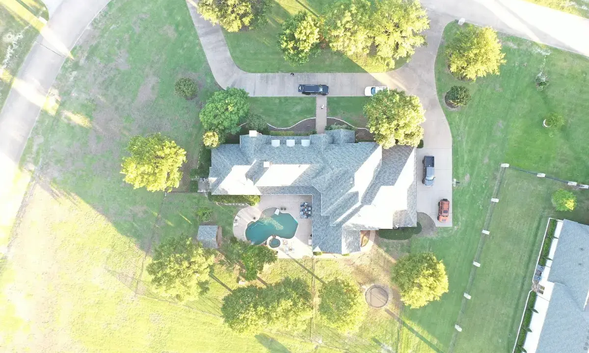 New shingle roof installation on a home in Anderson Creek